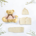 MY FIRST OUTFIT AND TEDDY, close-up detail