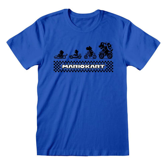 Nintendo Super Mario Kart Silhouette T-Shirt collectible from Heroes Inc Dropship