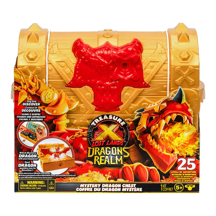 TREASURE X Lost Lands Dragon's Realm Mystery Treasure Chest, alternate view