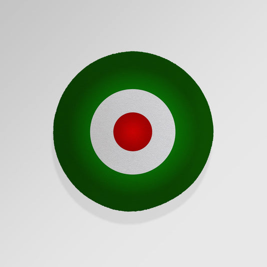 MOD - Green - Drinks Coaster - Round collectible from https://britishmade.gifts/