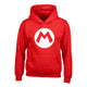 Nintendo Super Mario Mario Badge Kids Hoodie