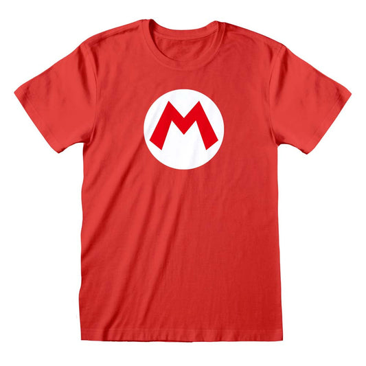 Nintendo Super Mario Mario Badge T-Shirt collectible from Heroes Inc Dropship