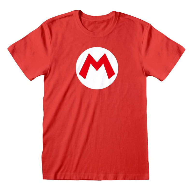Nintendo Super Mario Mario Badge T-Shirt collectible from Heroes Inc Dropship