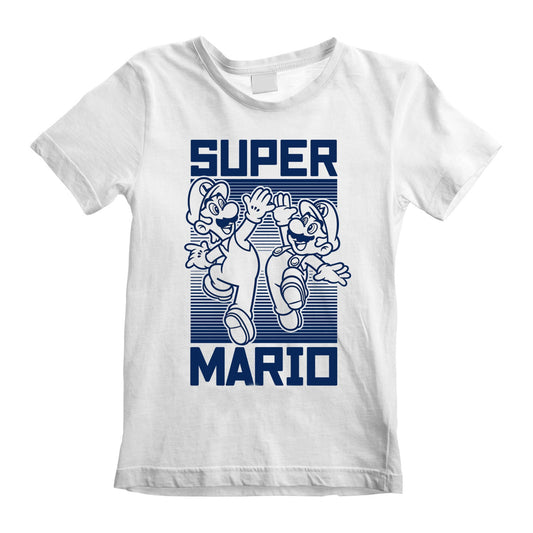 Nintendo Super Mario High Five Kid's T-Shirt collectible from Heroes Inc Dropship