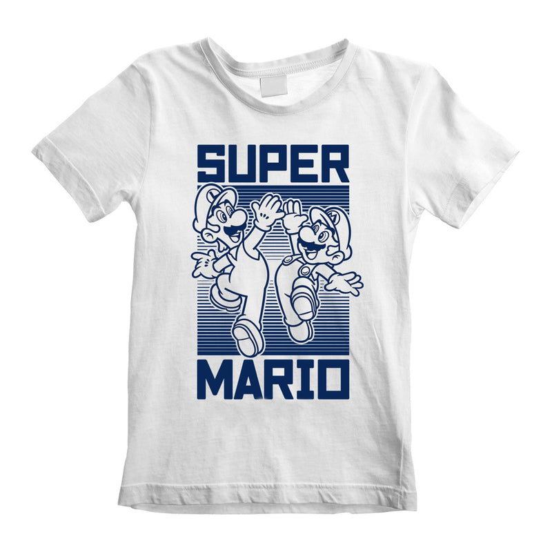 Nintendo Super Mario High Five Kid's T-Shirt collectible from Heroes Inc Dropship