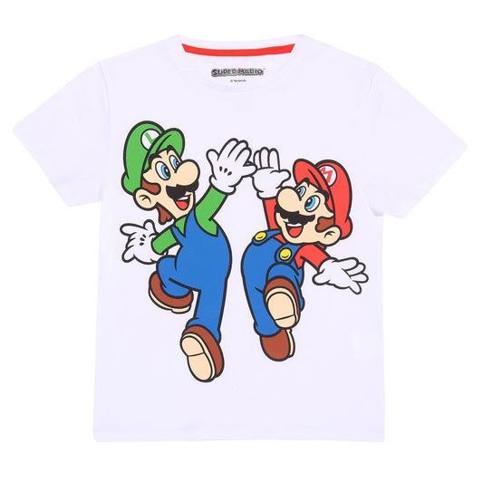 Nintendo Super Mario Mario And Luigi Kids T-Shirt collectible from Heroes Inc Dropship
