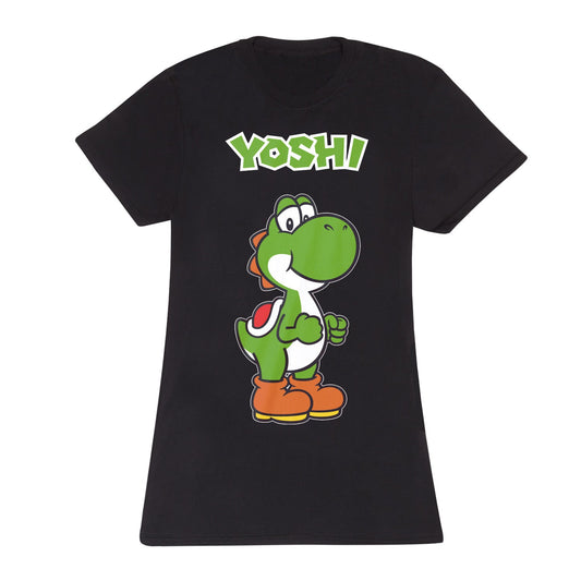 Nintendo Super Mario Yoshi Pose T-Shirt Fitted T-Shirt