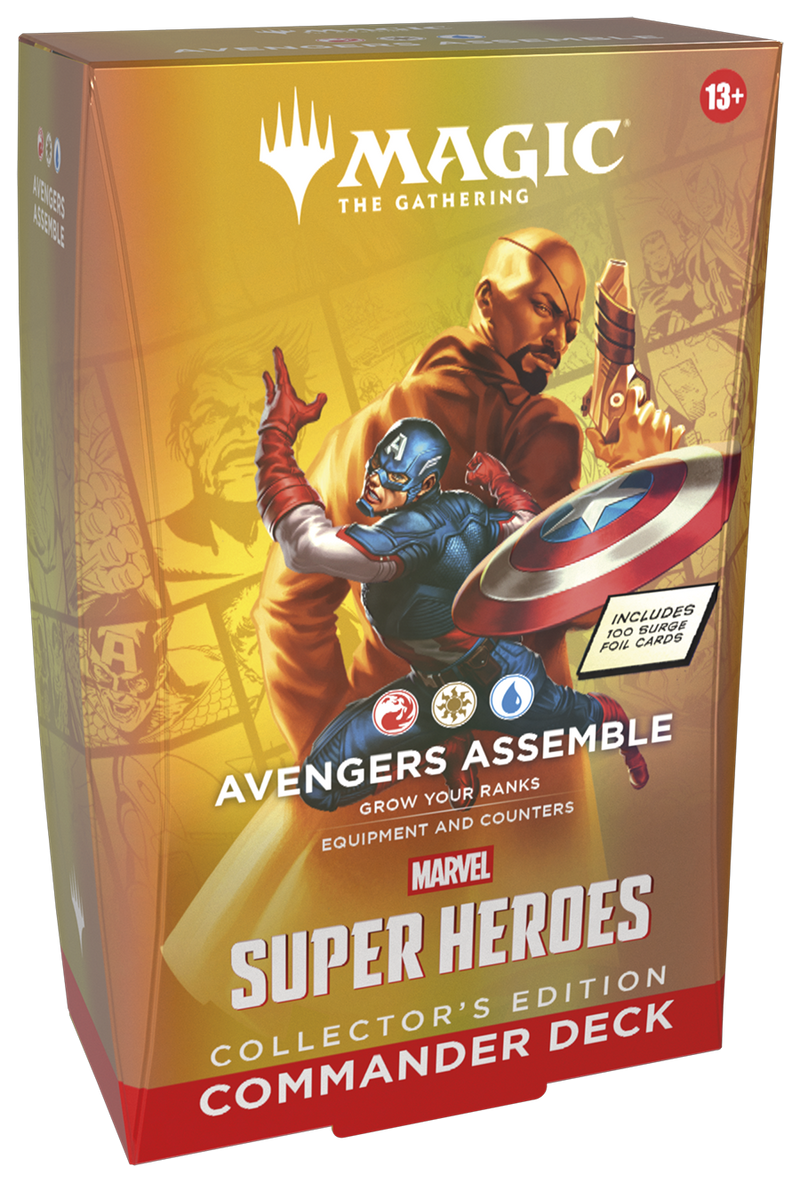 Magic: The Gathering Marvel Super Heroes Collector Commander Deck - Avengers Assemble
