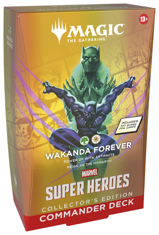 Magic: The Gathering Marvel Super Heroes Collector Commander Deck - Wakanda Forever