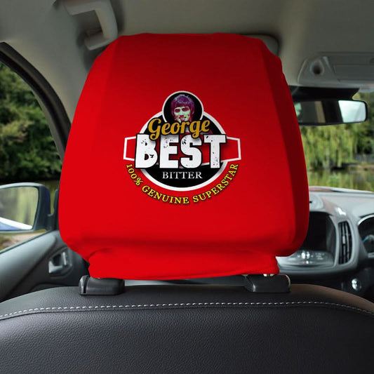 Manchester Red Best - Football Legends - Headrest Cover collectible from https://britishmade.gifts/