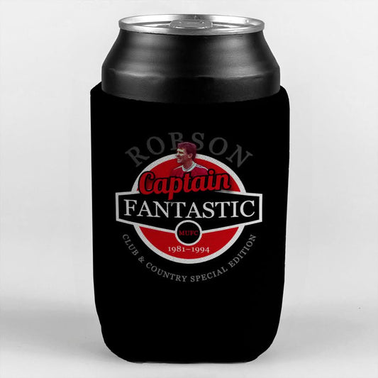 Manchester Red Robson - Football Legends - Can Cooler collectible from https://britishmade.gifts/