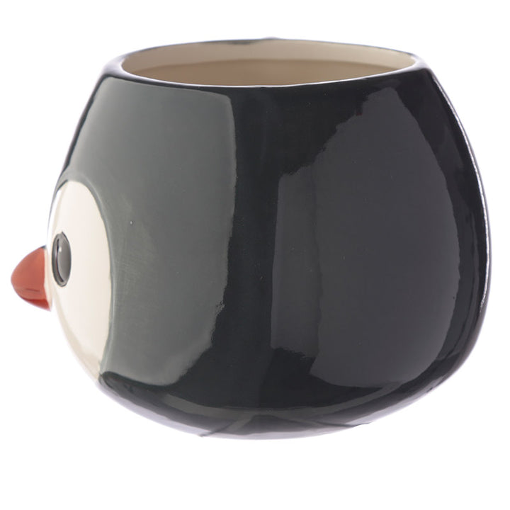 Penguin Head Ceramic Shaped Mug