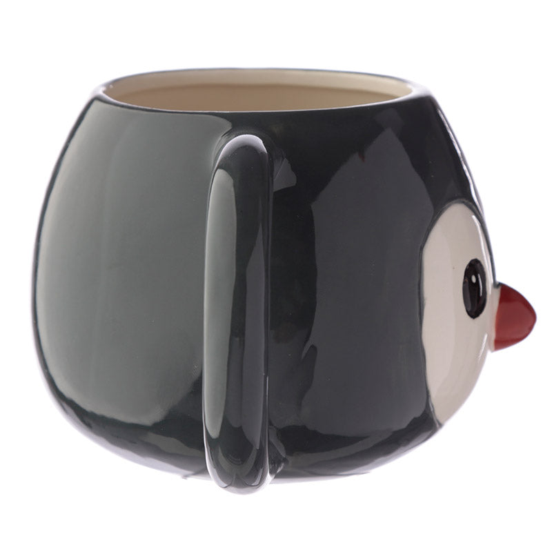 Penguin Head Ceramic Shaped Mug