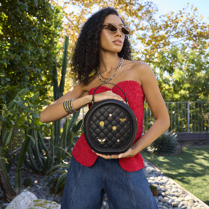 Loungefly Black Crossbody Pin Trader Bag