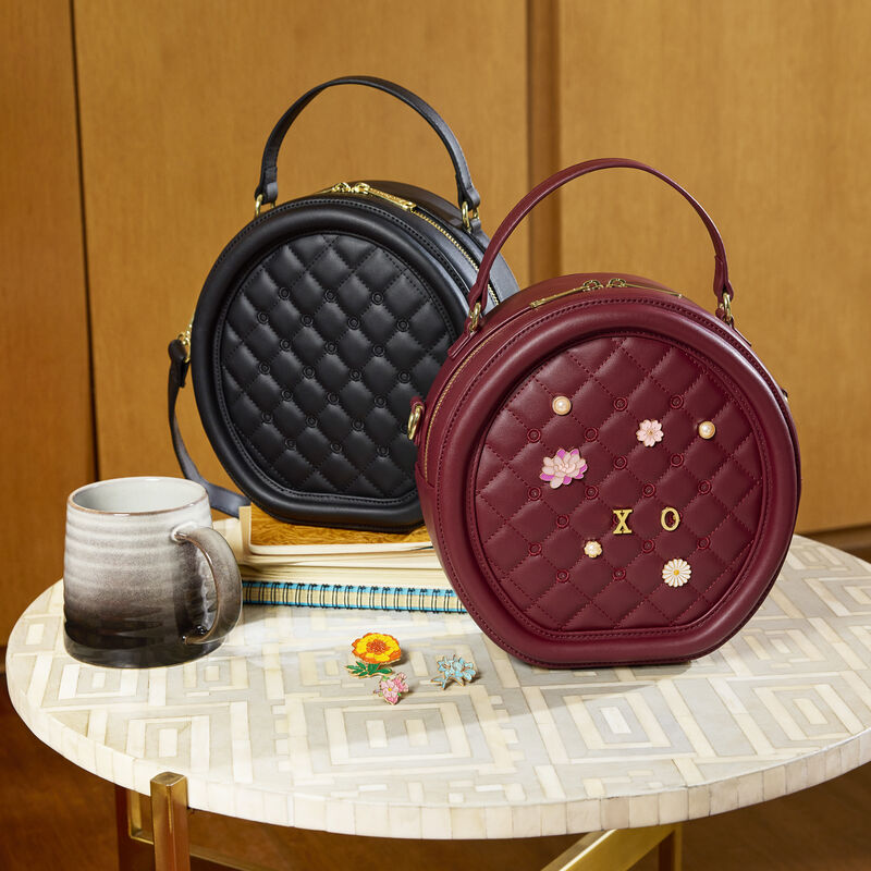 Loungefly The Laura Red Crossbody Pin Trader Bag