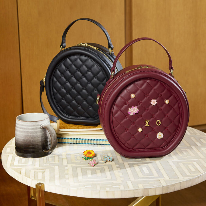 Loungefly The Laura Red Crossbody Pin Trader Bag