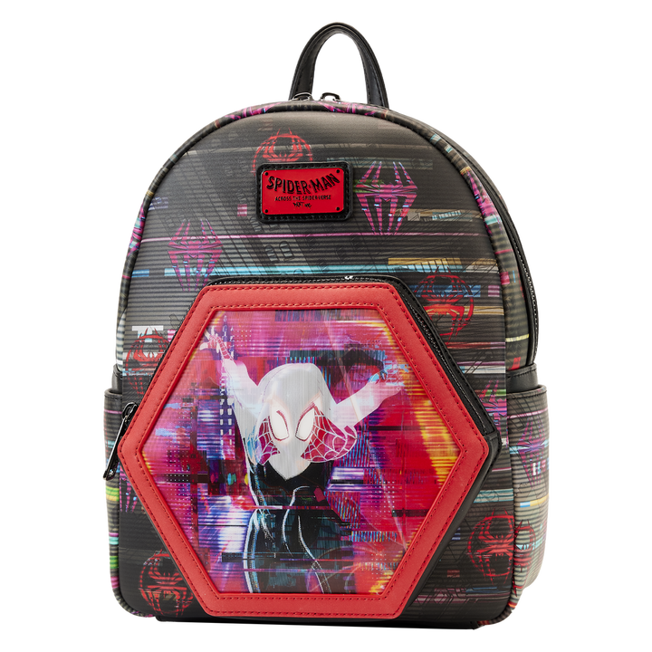 Loungefly Marvel Across The Spider-Verse Lenticular Mini Backpack