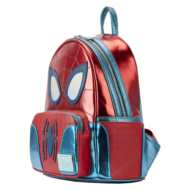 Loungefly Marvel Shine Spider-Man Cosplay Mini Backpack