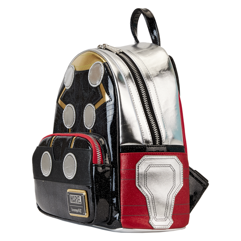 Loungefly Marvel Metallic Thor Cosplay Mini Backpack