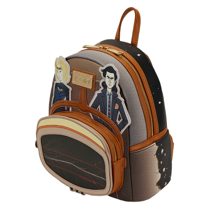 Loungefly Loki TVA Multiverse Lenticular Mini Backpack