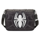 Loungefly - Marvel Spider-Man Black & White Suit Quilted Messenger Crossbody Bag