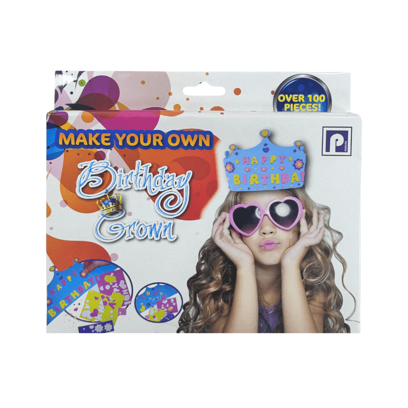 Make Your Own Blue Birthday Crown collectible from PoundFun