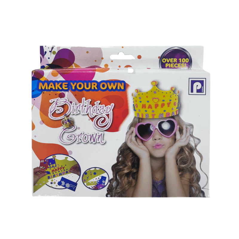 Make Your Own Yellow Birthday Crown collectible from PoundFun