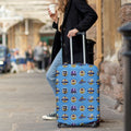 Manchester Blue - Football Legends - Luggage Cover - 3 Sizes, alternate view