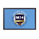 Manchester Blue Maine Road  - Football Legends - Door Mat -60cm X 40cm