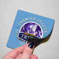 Manchester Blue Treble - Football Coaster - Square Or Circle, alternate view