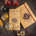 Harry Potter Marauder's Map Notebook with Foldable Map, alternate view
