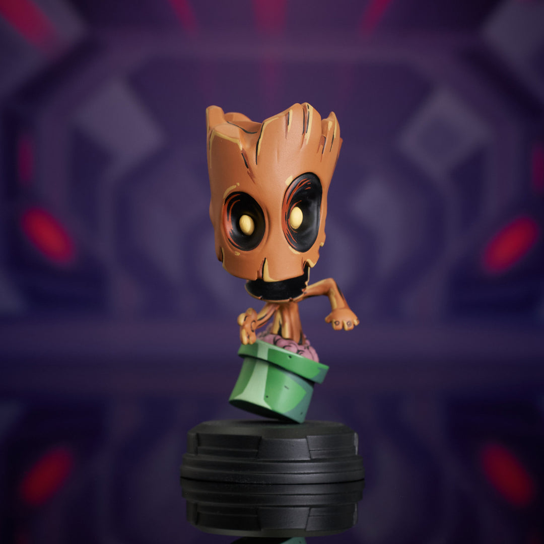 Marvel Animated Groot in Resin Pot Limited Edition Statue