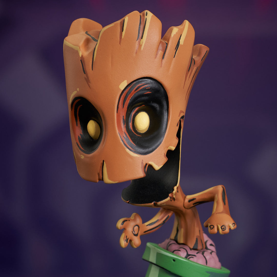 Marvel Animated Groot in Resin Pot Limited Edition Statue