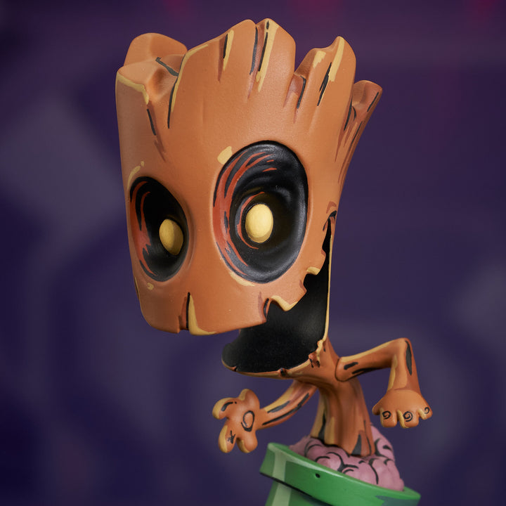 Marvel Animated Groot in Resin Pot Limited Edition Statue