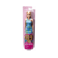 Mattel Barbie Blonde Hair & Blue Dress, side angle