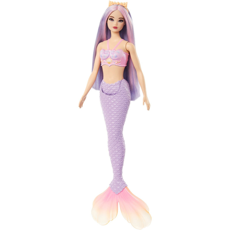 Barbie Core Mermaid Doll (Purple Tail & Purple Hair)