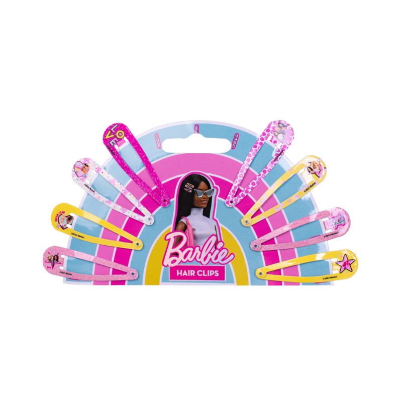 Barbie Pack of 8 Hair Clips
