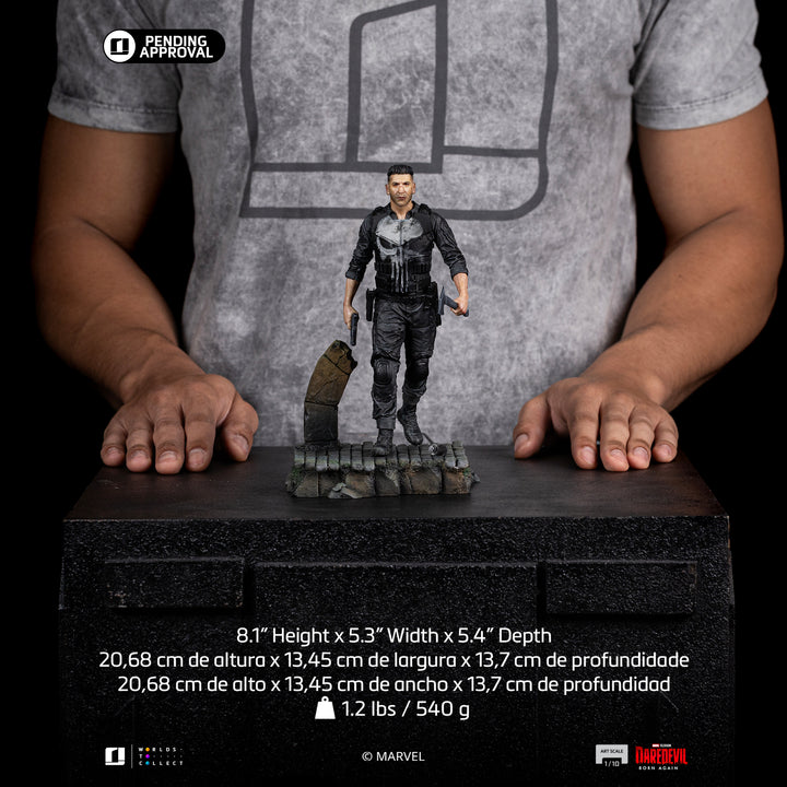 Iron Studios Daredevil: Born Again Punisher 1/10 Art Scale Statue