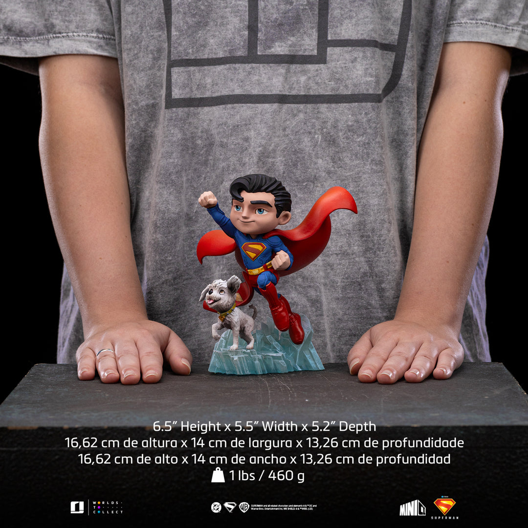 Iron Studios Superman (2025) MiniCo Superman & Krypto Figure