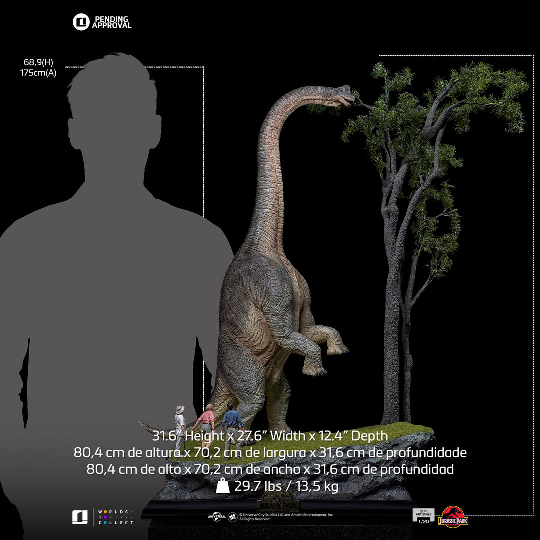 Iron Studios Jurassic Park Welcome to Jurassic Park (Special Edition) 1/20 Demi Art Scale Limited Edition Statue