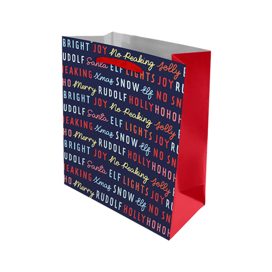Medium Christmas Gift Bag - Festive collectible from PoundFun