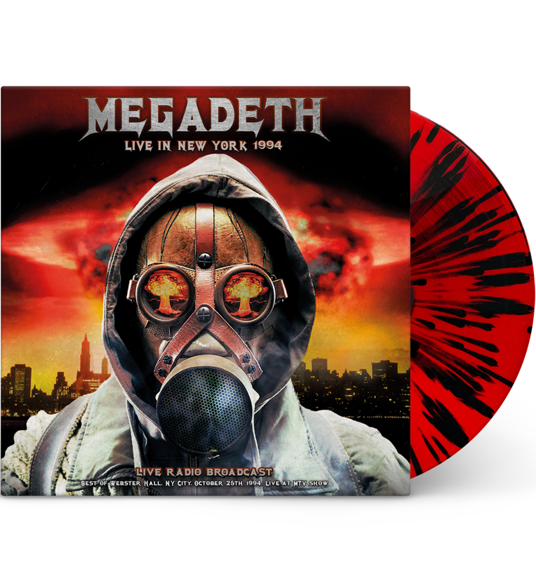 Megadeth – Live in New York 1994 (12-Inch Album on 180g Splatter Vinyl) collectible from Coda Records