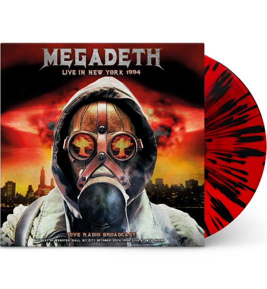 Megadeth – Live in New York 1994 (12-Inch Album on 180g Splatter Vinyl) collectible from Coda Records