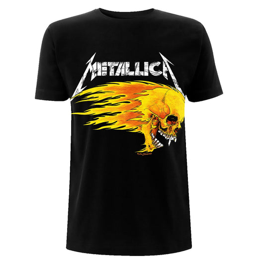 Metallica Flaming Skull Unisex T-Shirt collectible from Heroes Inc Dropship