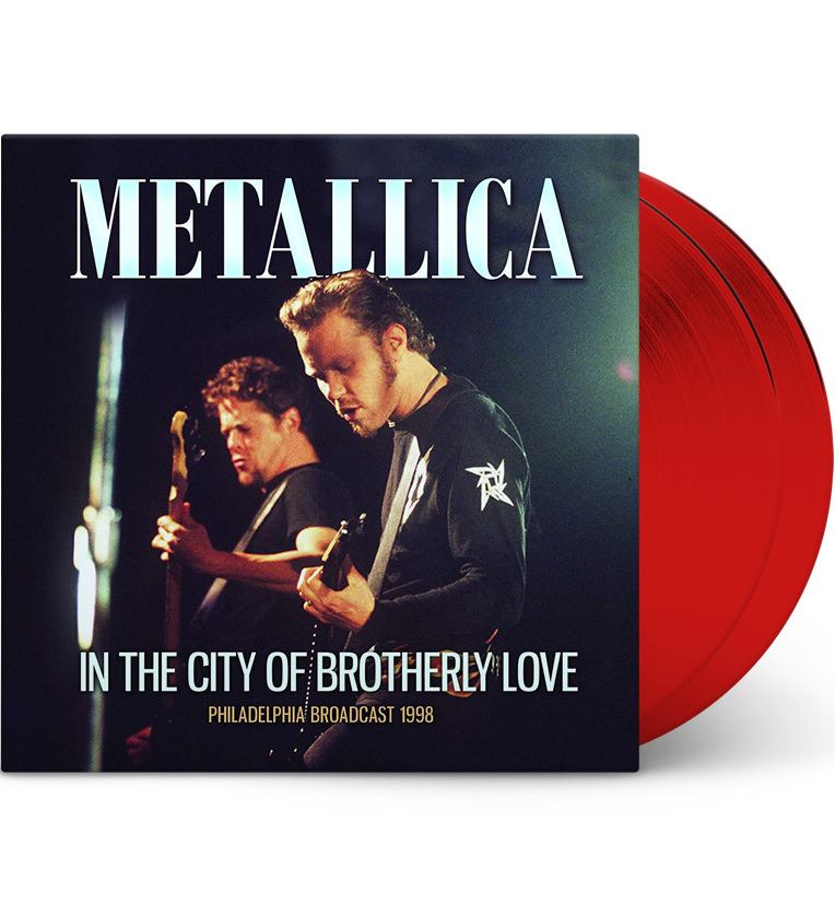 Metallica – In the City of Brotherly Love (Limited Edition Double-LP on Red Vinyl) collectible from Coda Records