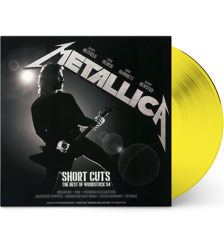 Metallica – Short Cuts: The Best of Woodstock ’94 (Special Edition 12-Inch Album on Yellow Vinyl) collectible from Coda Re...