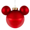 Collectable Disney Glass Ornament - Mickey Mouse Ears & Gold Buttons Design