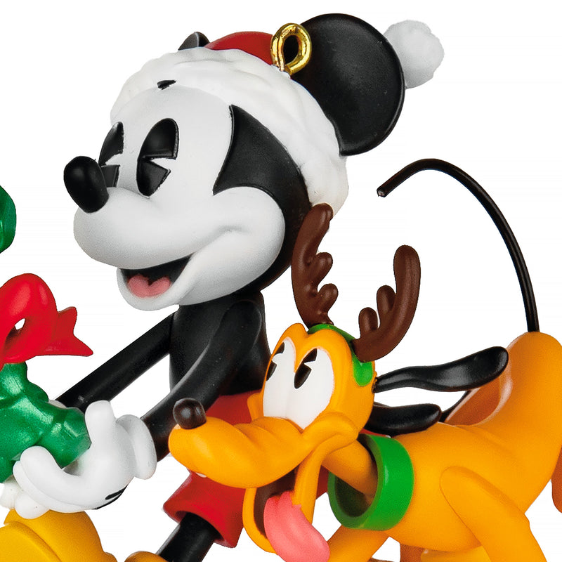 Keepsake Disney Hanging Ornament - Mickey Mouse & Pluto with Bone