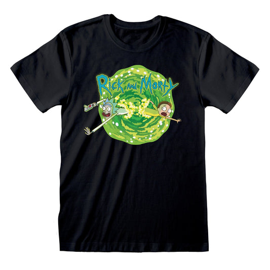 Rick And Morty Black Portal T-Shirt collectible from Heroes Inc Dropship