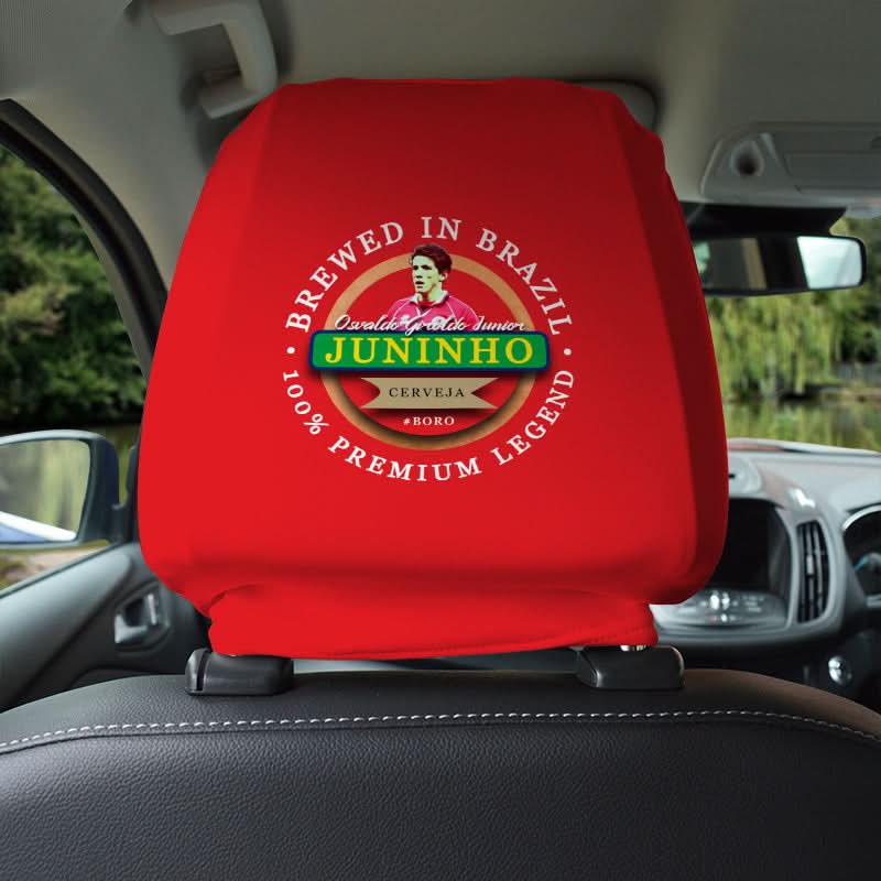 Middlesbrough Juninho - Football Legends - Headrest Cover collectible from https://britishmade.gifts/